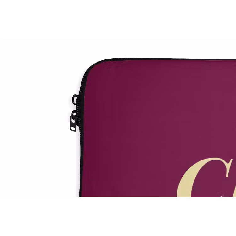 Cherish every moment - Cocktailglas - Bordeaux laptophoes neopreen klein -detail