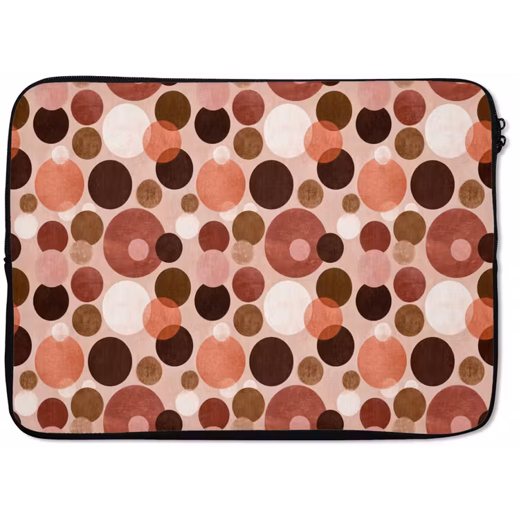 Cirkels - Modern - Kleurrijk laptophoes neopreen klein 279 -zkaufland3dotto