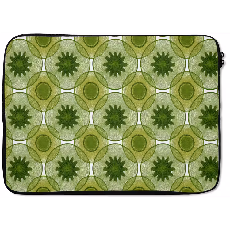 Cirkels - Patroon - Groen laptophoes neopreen klein 279 -zkaufland3dotto