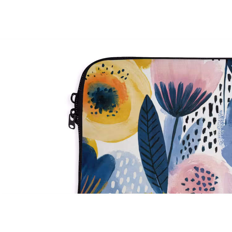 Creatief - Patroon - Kleurrijk laptophoes neopreen klein 279 -detail