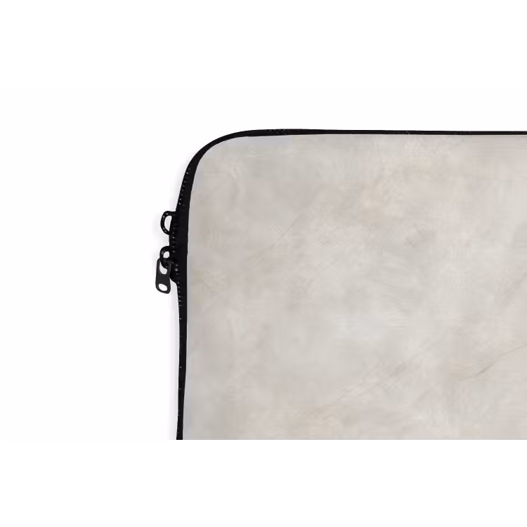 Crèmebeige - Marmer - Aders laptophoes neopreen klein 279 -detail