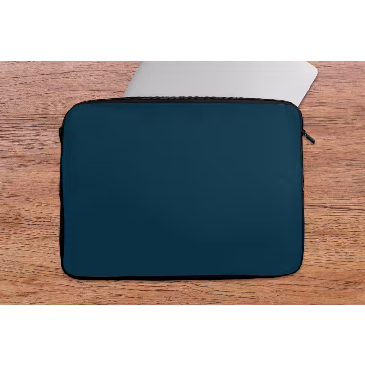 Dark - Indigo - Blauw laptophoes neopreen klein 279 -tafel