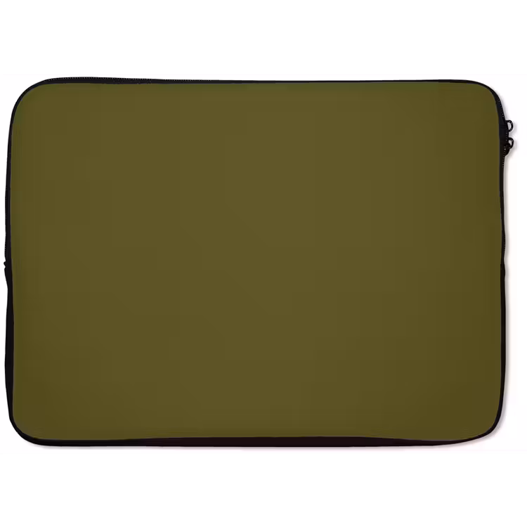 Dark - Olive - Groen laptophoes neopreen klein 279 -zkaufland3dotto