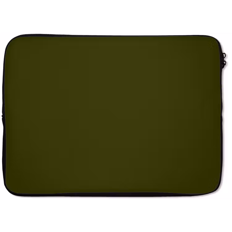 Dark - Olive - Groen laptophoes neopreen klein 279 -zkaufland3dotto