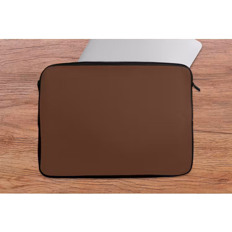 Deep - Clay - Brown - Bruin laptophoes neopreen klein 279 -tafel