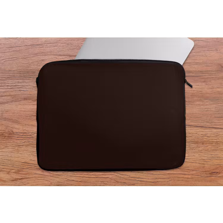 Deep - Obsidian - Bruin laptophoes neopreen klein 279 -tafel