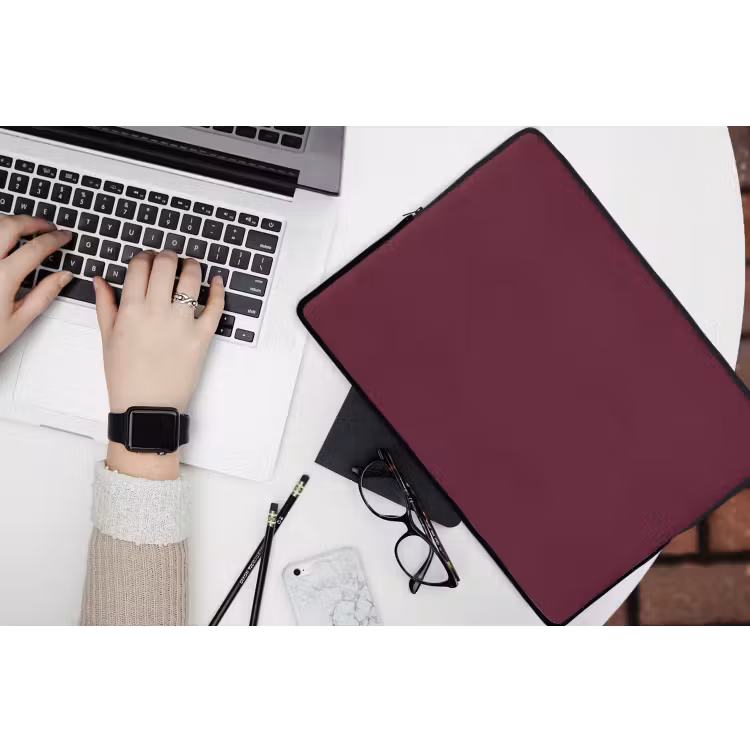Deep - Plum - Paars laptophoes neopreen klein 279 -bureau