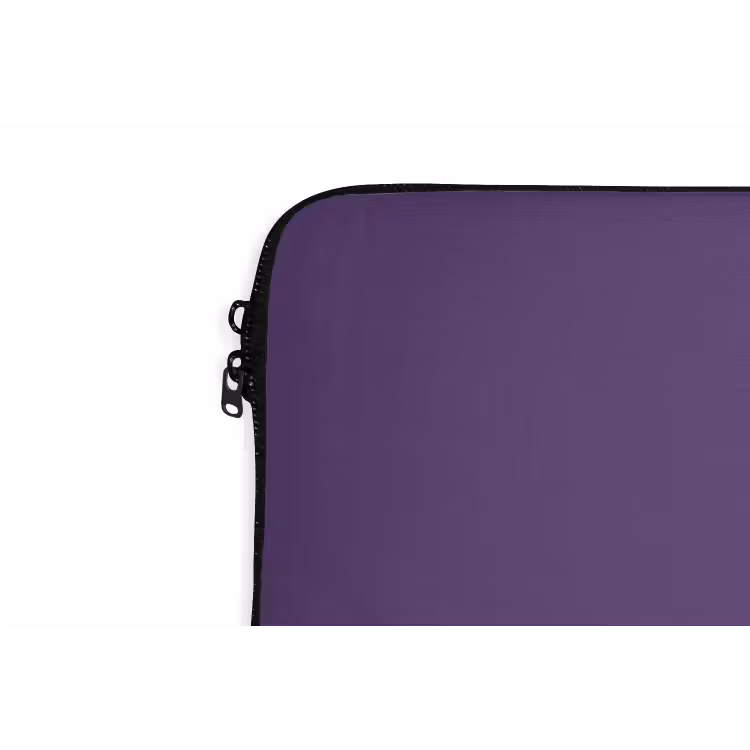 Deep - Plum - Paars laptophoes neopreen klein 279 -detail