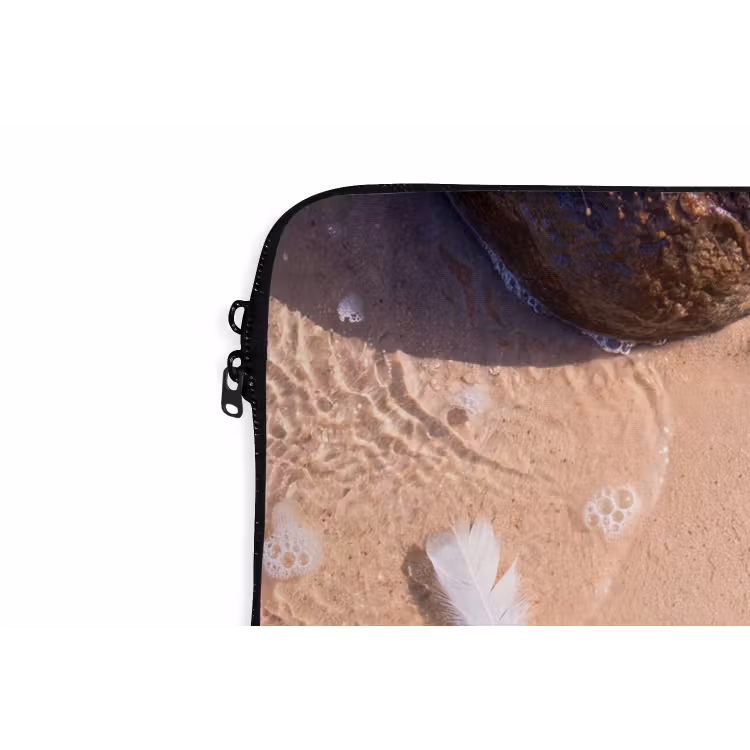 Dieren - Strand - Zee - Natuur - Rood laptophoes neopreen klein -detail