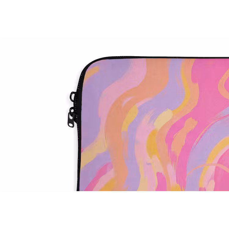 Drank - Inschenken - Feest - Abstract - Roze laptophoes neopreen klein -detail