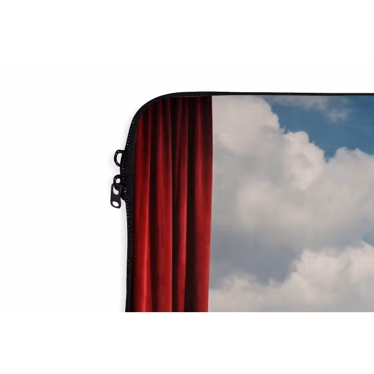 Laptophoes Droom - Woestijn - Oog - Droom - Woestijn - Oog laptophoes neopreen klein