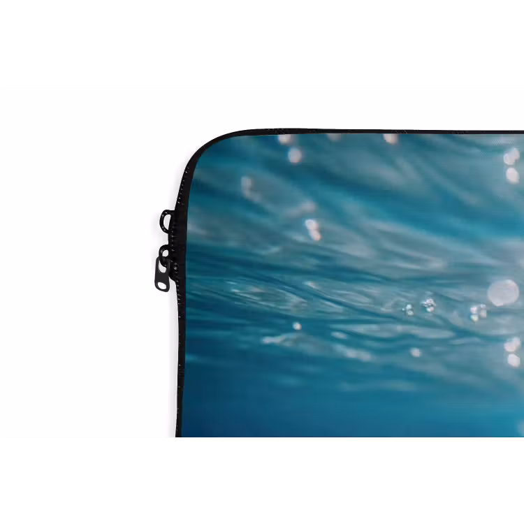 Duikbril - Eend - Water laptophoes neopreen klein -detail
