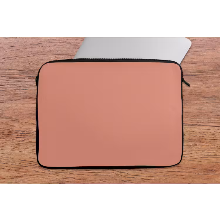 Earthy - Rose - Koraal laptophoes neopreen klein 279 -tafel