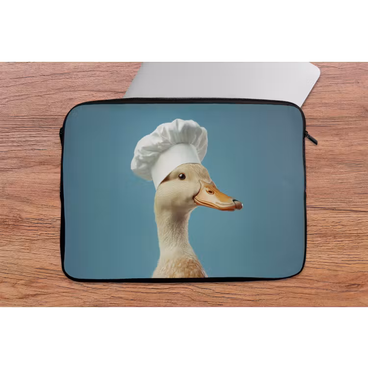 Eend - Koksmuts - Cute - Vogel laptophoes neopreen klein -tafel