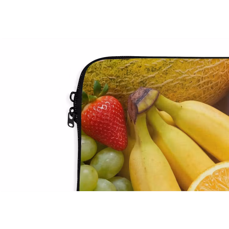 Eten - Fruit - Vers - Kleurrijk - Voeding laptophoes neopreen klein -detail