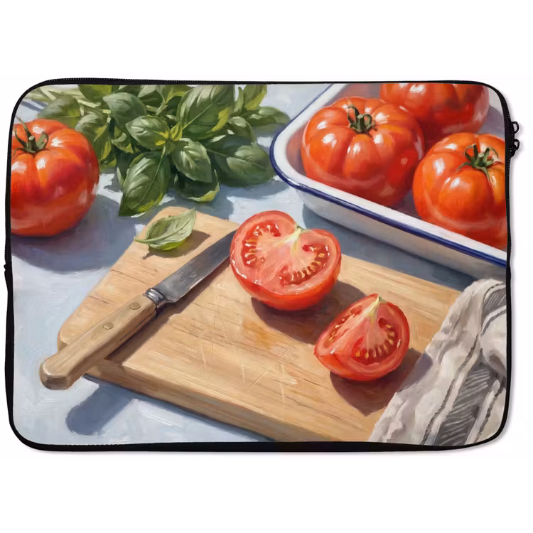 Eten - Keuken - Ingrediënten - Stillleven - Rood laptophoes neopreen klein -zkaufland3dotto