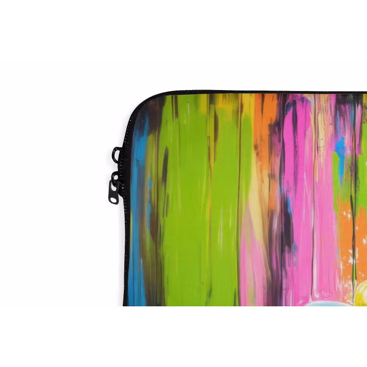 Ezel - Badkuip - Roze - Schuim laptophoes neopreen klein -detail