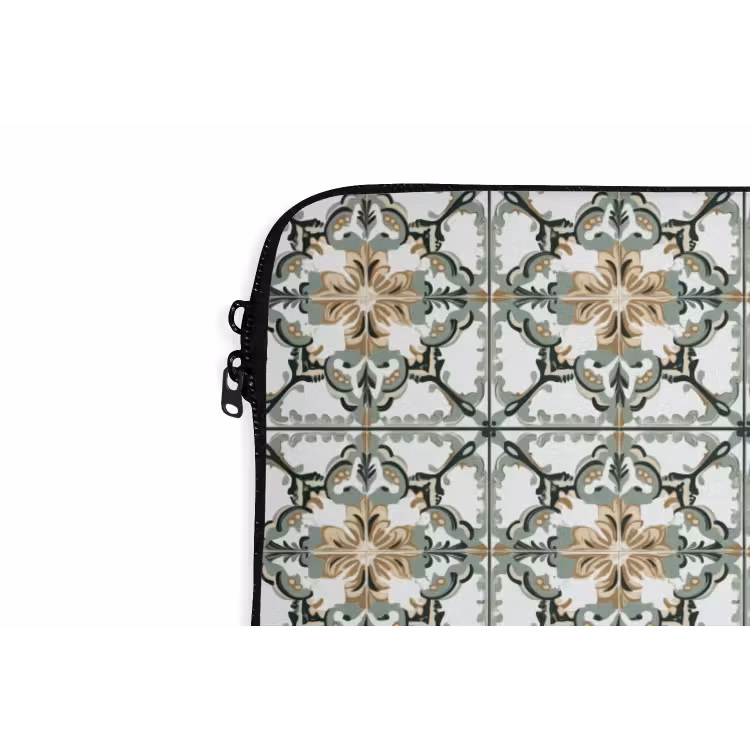 Floraal - Verweerd - Keurrijk laptophoes neopreen klein 279 -detail