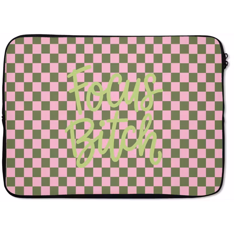 Focus - Vakken - Roze laptophoes neopreen klein -zkaufland3dotto