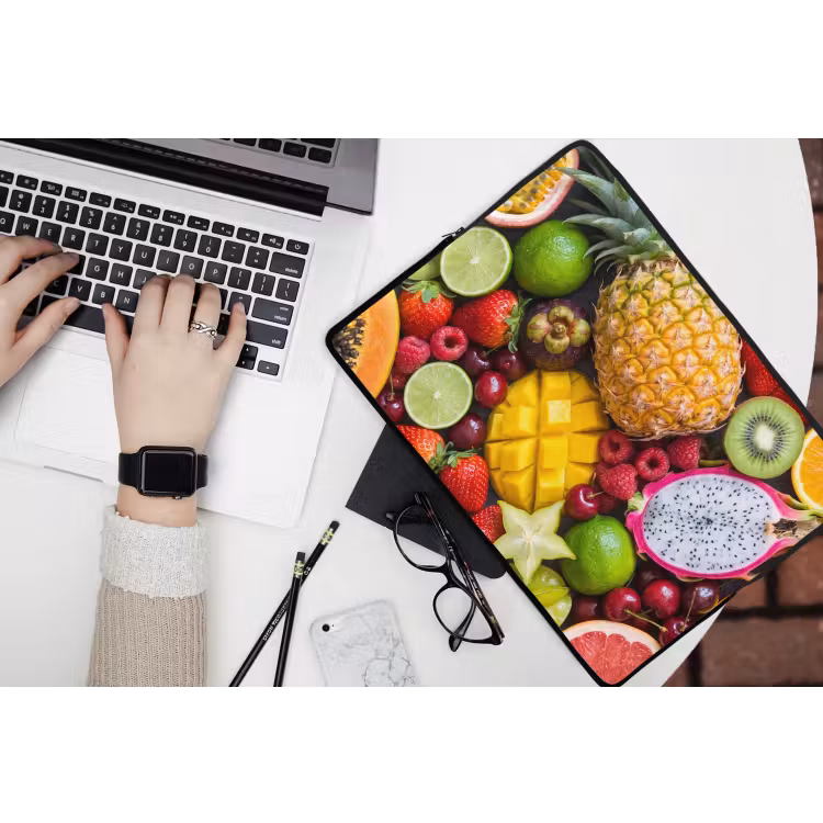 Fruit - Assortiment - Vers - Gezond - Kleurrijk laptophoes neopreen klein -bureau