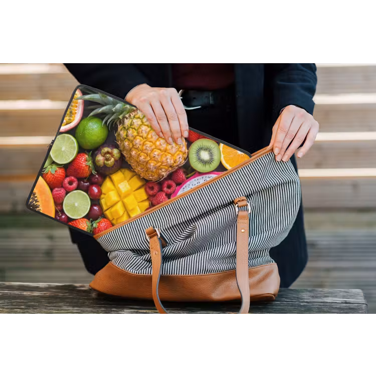 Fruit - Assortiment - Vers - Gezond - Kleurrijk laptophoes neopreen klein -tas