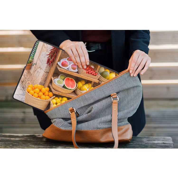 Laptophoes Fruit - Markt - Vers - Fruit - Markt - Vers laptophoes neopreen klein