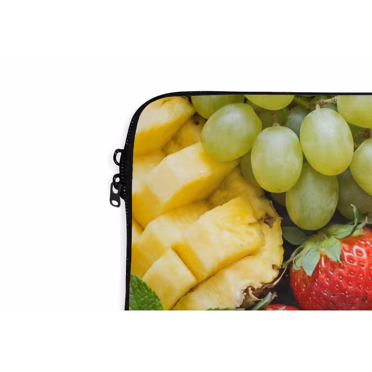 Fruit - Vers - Kleurrijk - Eten laptophoes neopreen klein -detail
