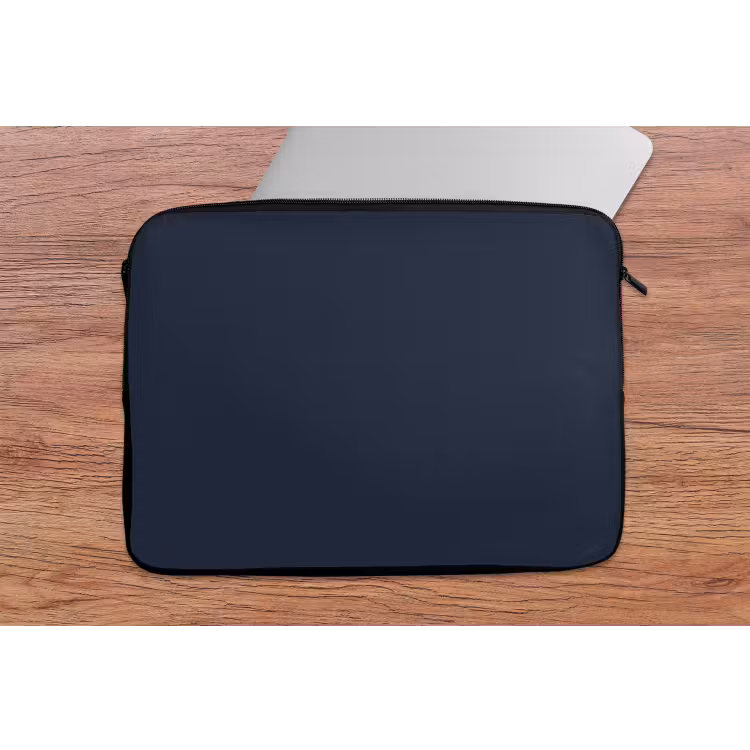 Geldersblauw - Blauw - Klassiek laptophoes neopreen klein 279 -tafel