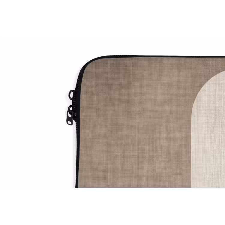 Geometrisch - Geweven structuur - Modern laptophoes neopreen klein -detail