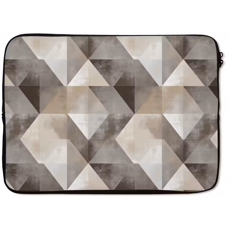 Geometrisch - Motief - Aardetinten laptophoes neopreen klein 279 -zkaufland3dotto