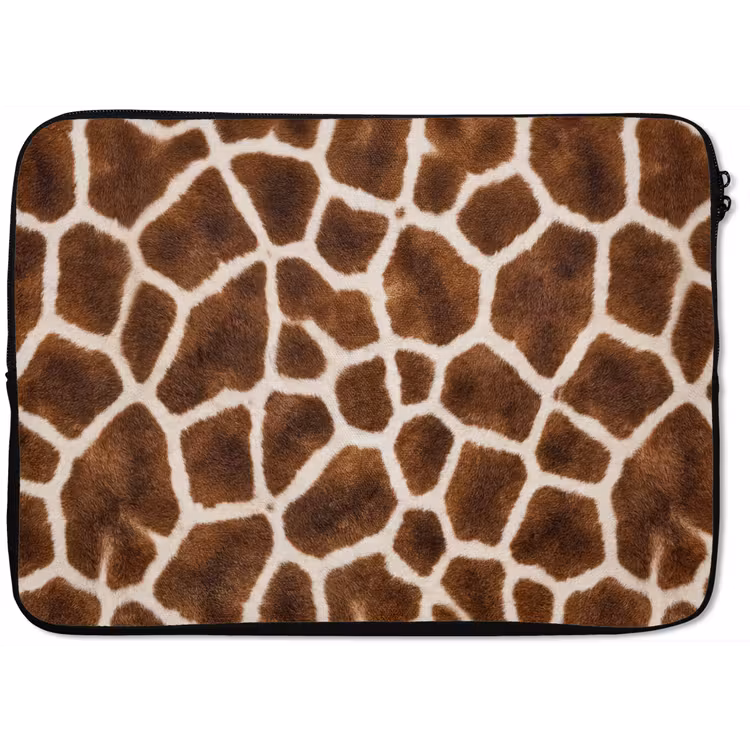 Giraf - Vacht - Klassiek - Bruin laptophoes neopreen klein -zkaufland3dotto