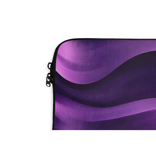 Golven - Abstract - Paars laptophoes neopreen klein -detail