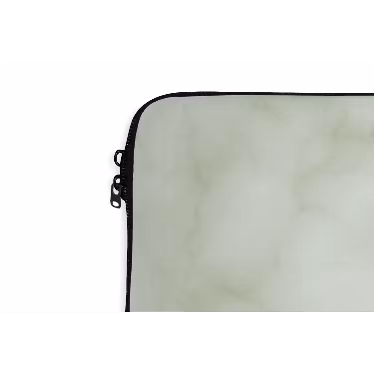 Groen - Marmer - Aders laptophoes neopreen klein 279 -detail