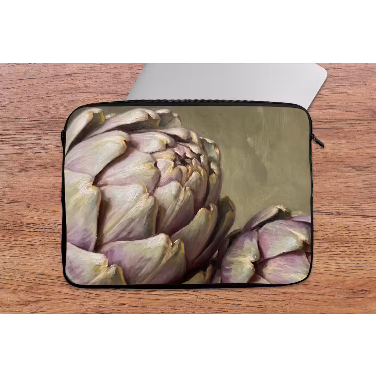 Laptophoes Groente - Stilleven - Schilderij - Groente - Stilleven - Schilderij laptophoes neopreen klein