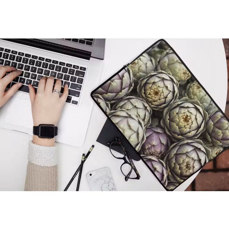 Laptophoes Groenten - Vers - Eten - Groenten - Vers - Eten laptophoes neopreen klein
