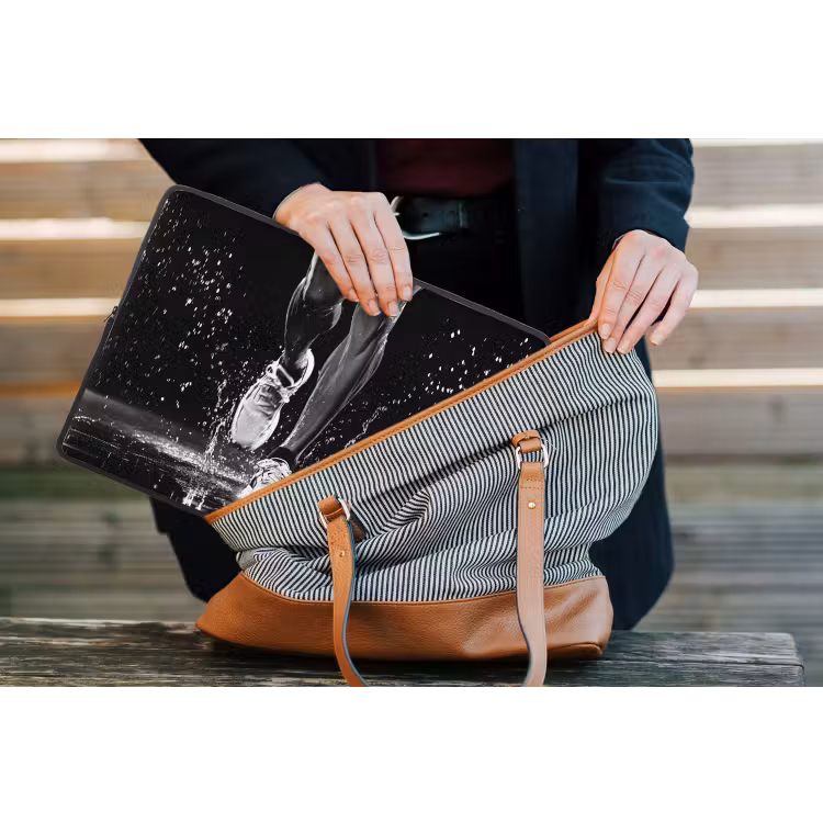 Hardloopschoenen - Rennen - Druppels - Zwart laptophoes neopreen klein -tas