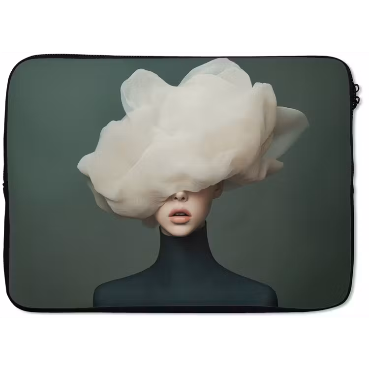 Hoed - Vrouw - Beige laptophoes neopreen klein -zkaufland3dotto