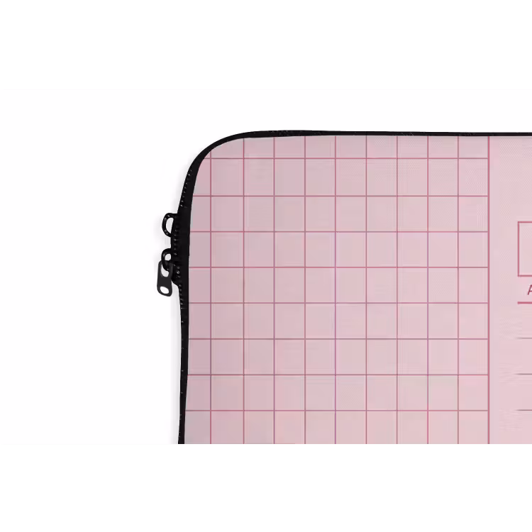Humor - Drank - Tekst - Roze laptophoes neopreen klein -detail