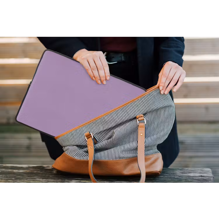 Interieur - Paars - Kleuren - Paarse - Kleur - Effen laptophoes neopreen klein 279 -tas