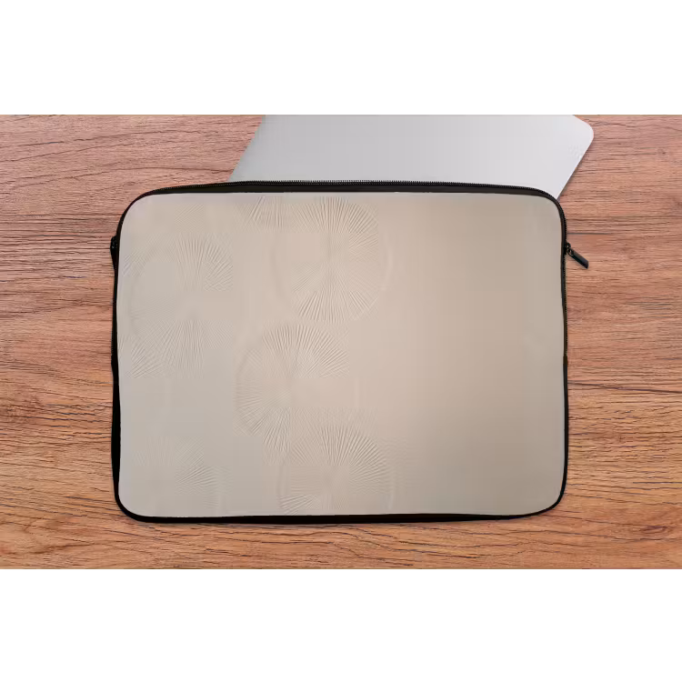 Japandi - Beige - Modern laptophoes neopreen klein -tafel
