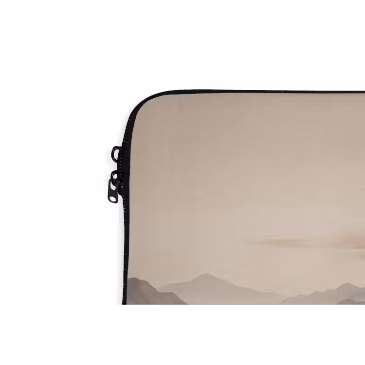 Japans - Landschap - Beige laptophoes neopreen klein -detail
