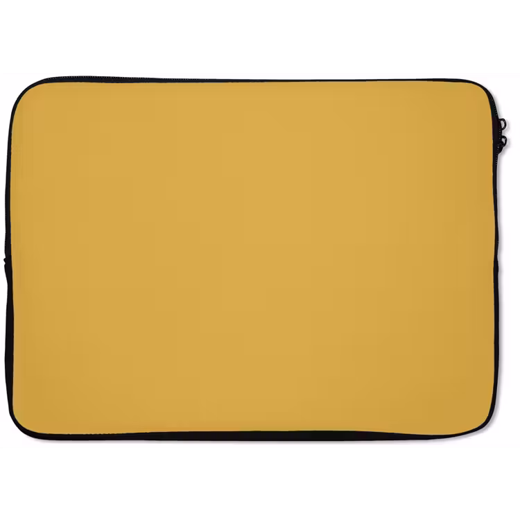 Joyful - Mustard - Geel laptophoes neopreen klein 279 -zkaufland3dotto