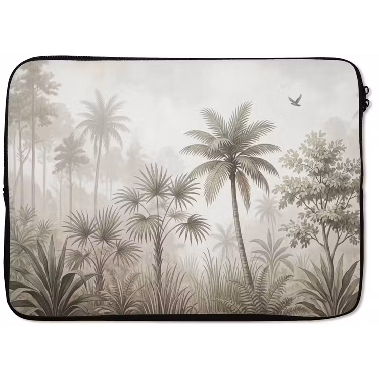 Jungle - Palmbomen - Natuur laptophoes neopreen klein -zkaufland3dotto