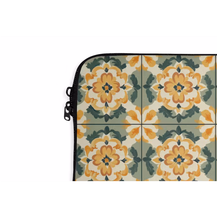 Keramiek - Verweerd - Kleurrijk laptophoes neopreen klein 279 -detail