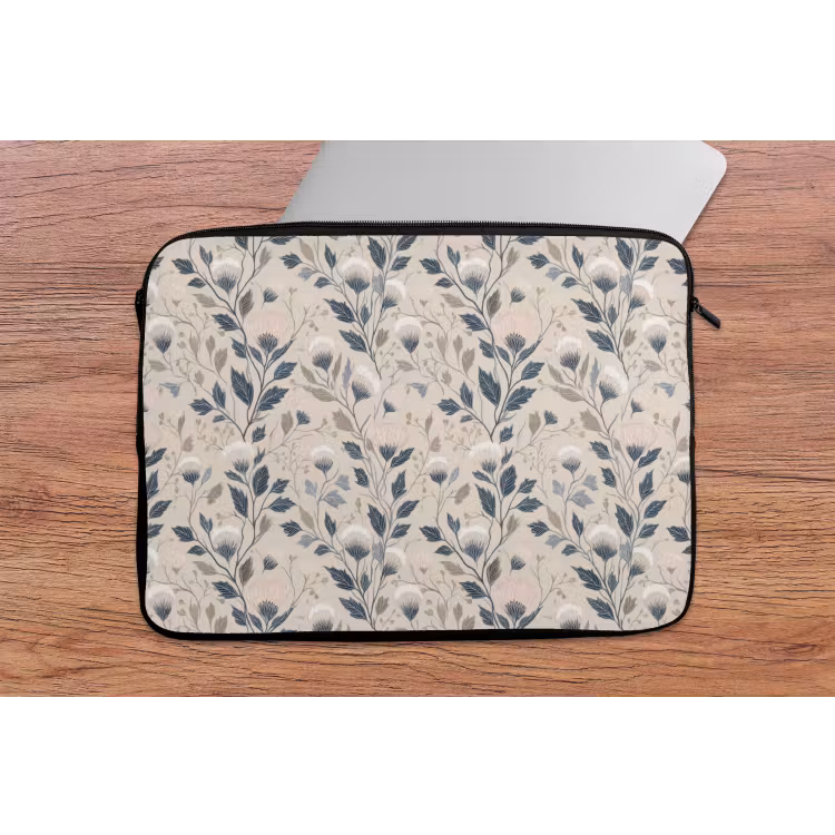 Klassiek - Botanisch - Kleurrijk laptophoes neopreen klein 279 -tafel