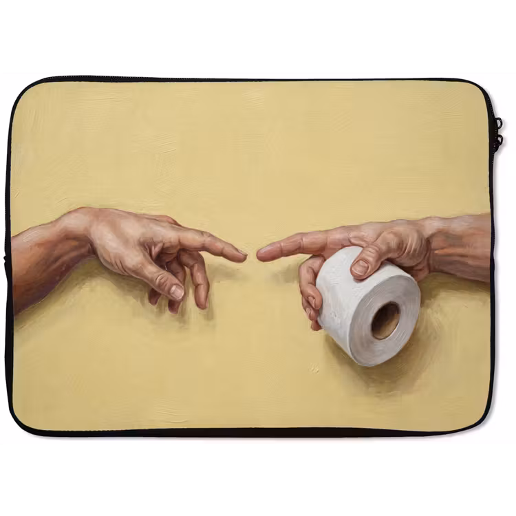 Klassiek - Kunst - Humor laptophoes neopreen klein -zkaufland3dotto