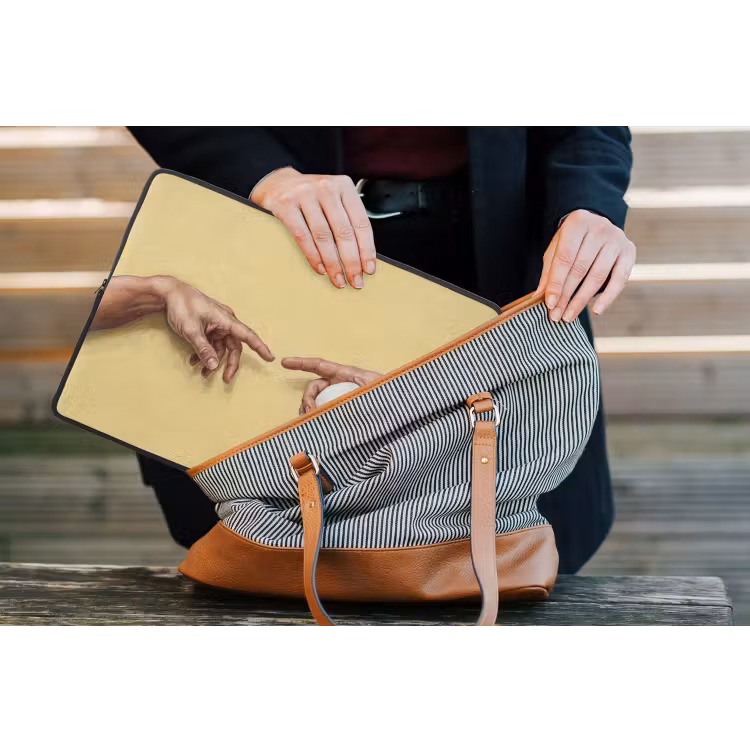 Klassiek - Kunst - Humor laptophoes neopreen klein -tas