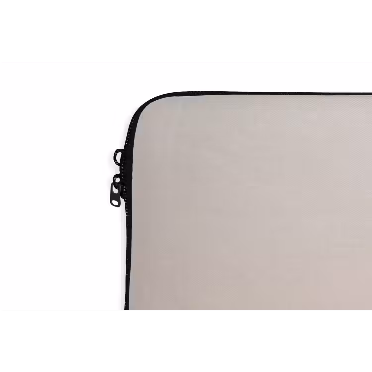 Koffie - Obessive Coffee Disorder - Beige laptophoes neopreen klein -detail
