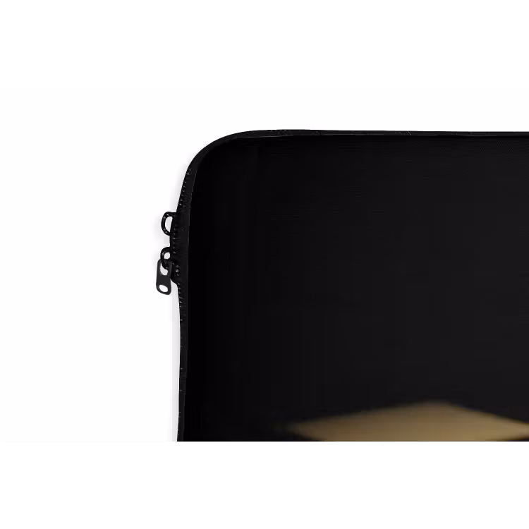 Koningin - Schaakstuk - Geblokt - Goud laptophoes neopreen klein -detail