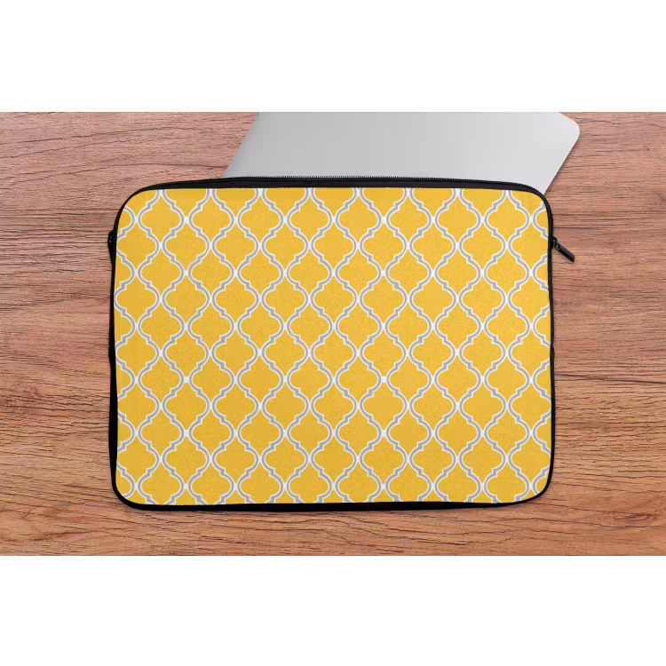 Lantaarn - Arabesk - Elegant - Geel laptophoes neopreen klein 279 -tafel